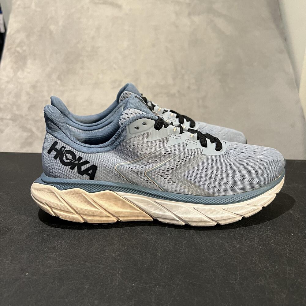Hoka One One Arahi 5 Shoes Womens Size 10 B Blue Running Sneakers Currex Insoles